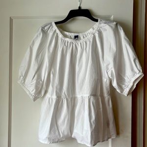 White blouse, size L